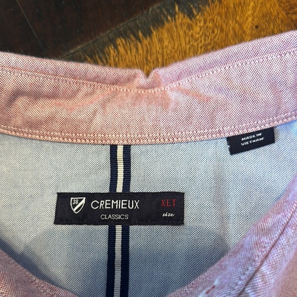 Cremieux men’s Pink Button-Up Shirt size XLT New - Picture 3 of 6